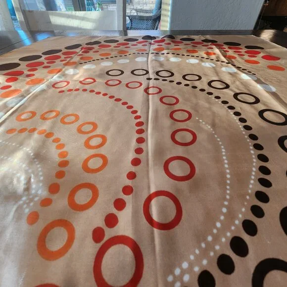 Vintage Prova Neck Scarf | Abstract Geometric | Made in Italy | 26"x26" - Picture 3 of 6